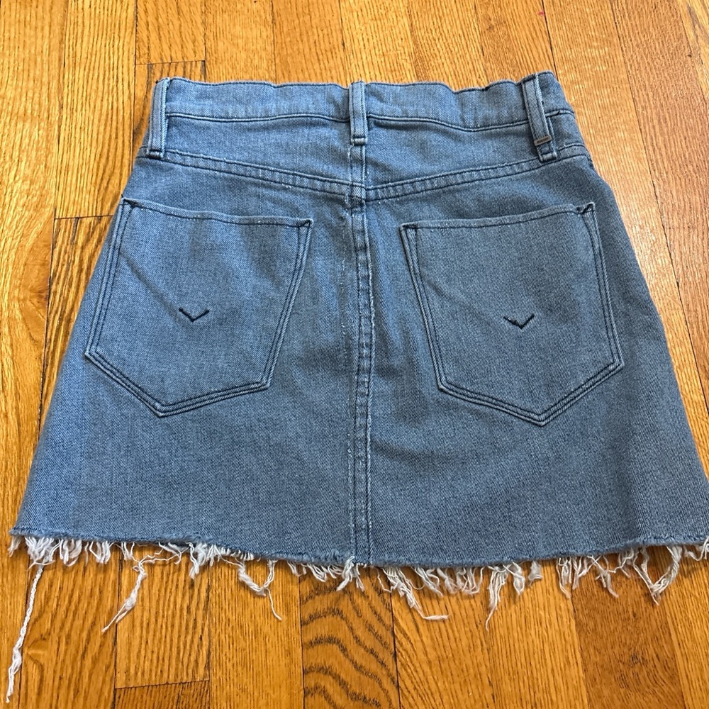 Hudson Jeans Two-Tone Denim Mini Skirt - Picture 5 of 5